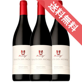 【正規品・取り寄せ品】テヌータ サン ミケーレ ピノ ネロ 750ml 3本セット ムルゴ/イタリアワイン/シチリア/赤ワイン/ミディアムボディ フルーティー/中口/ビオロジック/ 750ml &times; 3 /ファインズ/サントリー【自然派ワイン ビオワイン 有機 有機栽培 オーガニック】｜ヒグチワイン Higuchi Wine