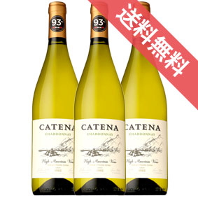 【正規品・取り寄せ品】カテナ シャルドネ 750ml 3本セット CATENA CHARDONNAY カテナ/アルゼンチンワイン/メンドーサ/白ワイン/辛口/ 750ml × 3 /ファインズ/サントリー 【まとめ買い 業務用 にも！ 】