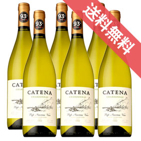 【正規品・取り寄せ品】カテナ シャルドネ 750ml 6本セットCATENA CHARDONNAY カテナ/アルゼンチンワイン/メンドーサ/白ワイン/辛口/ 750ml &times; 6 /ファインズ/サントリー【 通販販売】【まとめ買い 業務用 にも！ 】｜ヒグチワイン Higuchi Wine
