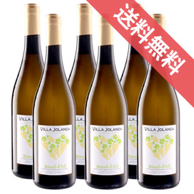 【正規品・取り寄せ品】サンテロヴィッラ・ヨランダ モスカート・ダスティ 6本セット Villa Jolanda Moscato DAsti イタリアワイン/ピエモンテ/白ワイン/微発泡性ワイン/甘口/ 750ml &times; 6 【業務用】【低アルコール】【ハートラベル】【モトックス】｜ヒグチワイン Higuchi Wine