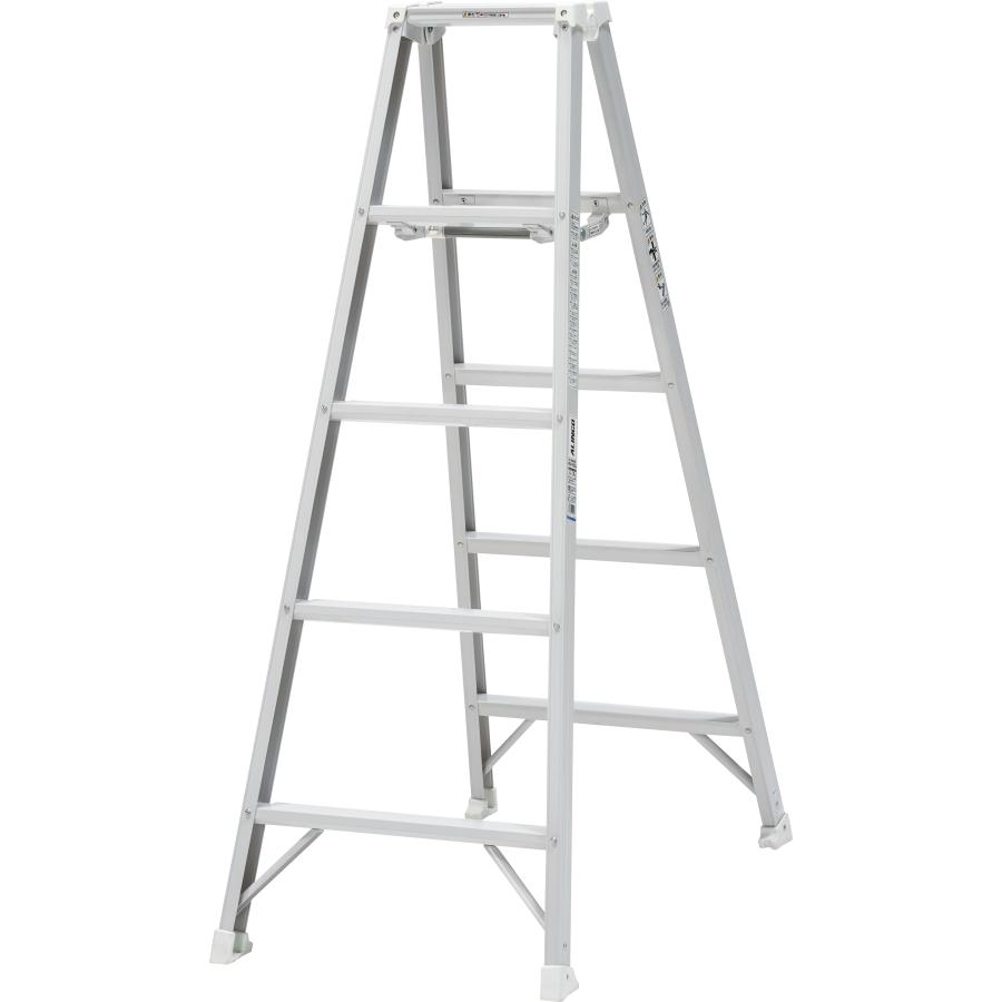 アルインコ(ALINCO) ホワイト軽量専用脚立　約１５０ｃｍ（１３０ｋｇ仕様） MSW150SX ホワイト