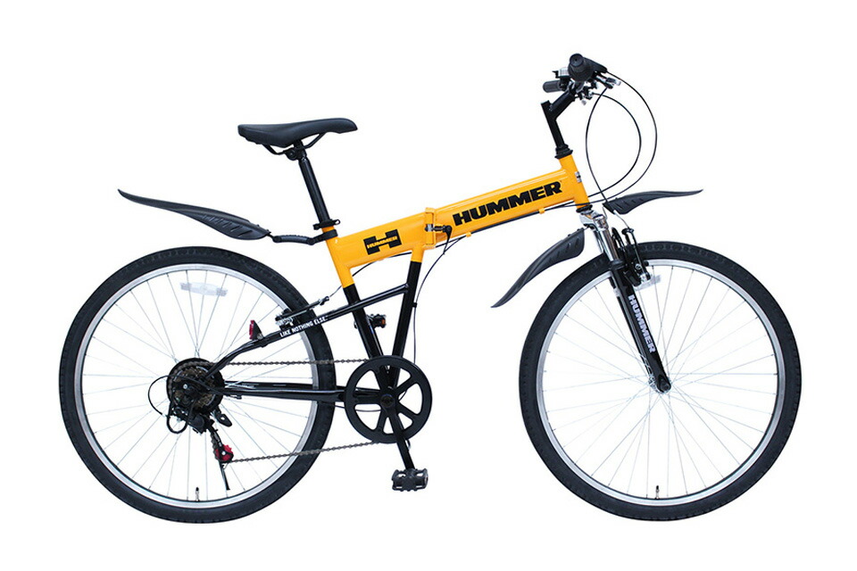 ミムゴ HUMMER FサスFD-MTB266SL マウンテンバイク MG-HM266L 26in 黄色