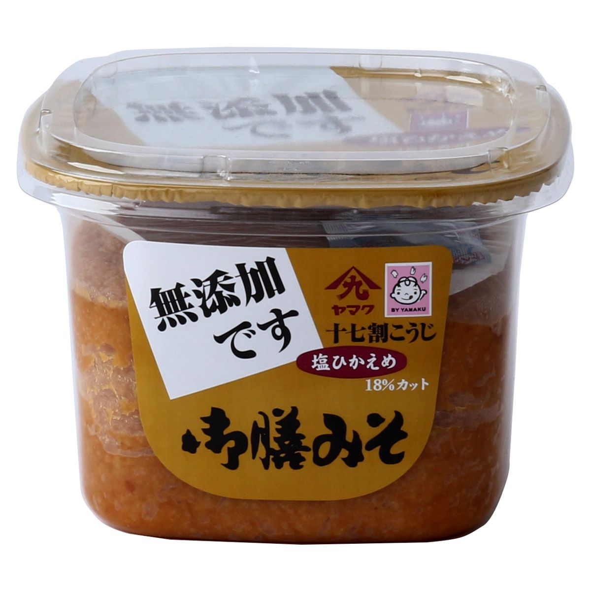 高品質の激安 ヤマク食品 御膳みそ 塩分ひかえめ 675gパック 米味噌 地元徳島より発送