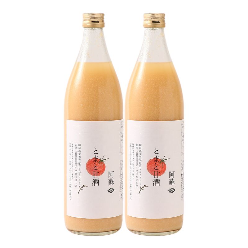 【阿蘇農業男児】とまと甘酒 900ml×2本セット / 国産 甘酒 あまざけ 完熟トマト とまと甘酒 阿蘇農業男児 農業男子米 ノンアルコール のむ点滴 美容 健康 栄養豊富 ヘルシー 2本セット 5,017円