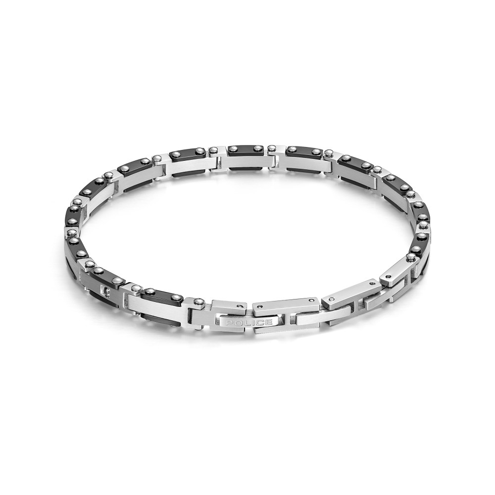 ★エントリーでポイント10倍★ POLICE ポリス ブレスレット SPIRE GB0039201 / メンズ アクセサリー プレゼント ギフト イベント 記念日 メンズ 男性 彼氏 贈り物 10代 20代 30代 ジュエリー シンプル｜ヒロセネットショップ店