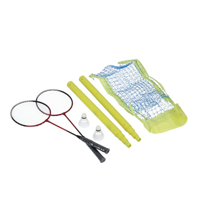 ウィルソン　アウトドアバトミントン４人用セット 楽天市場】ウィルソン バドミントンセット 4人用 (ネット シャトル