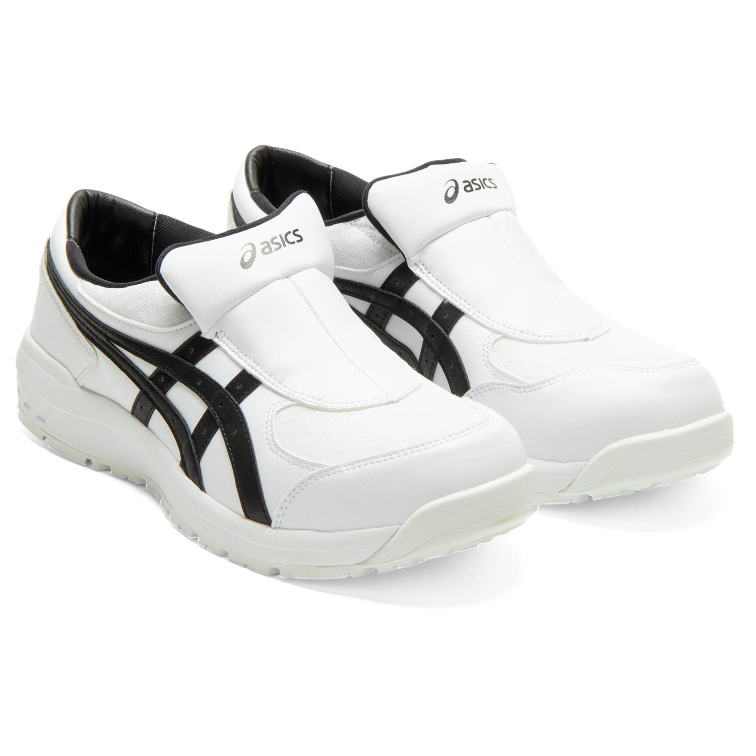 ★エントリーでポイント10倍★ ASICS アシックス ウィンジョブ CP211 SLIP-ON ホワイト×ブラック 28.0cm / スリッポン メンズ スニーカー シューズ カジュアル|ヒロセネットショップ店