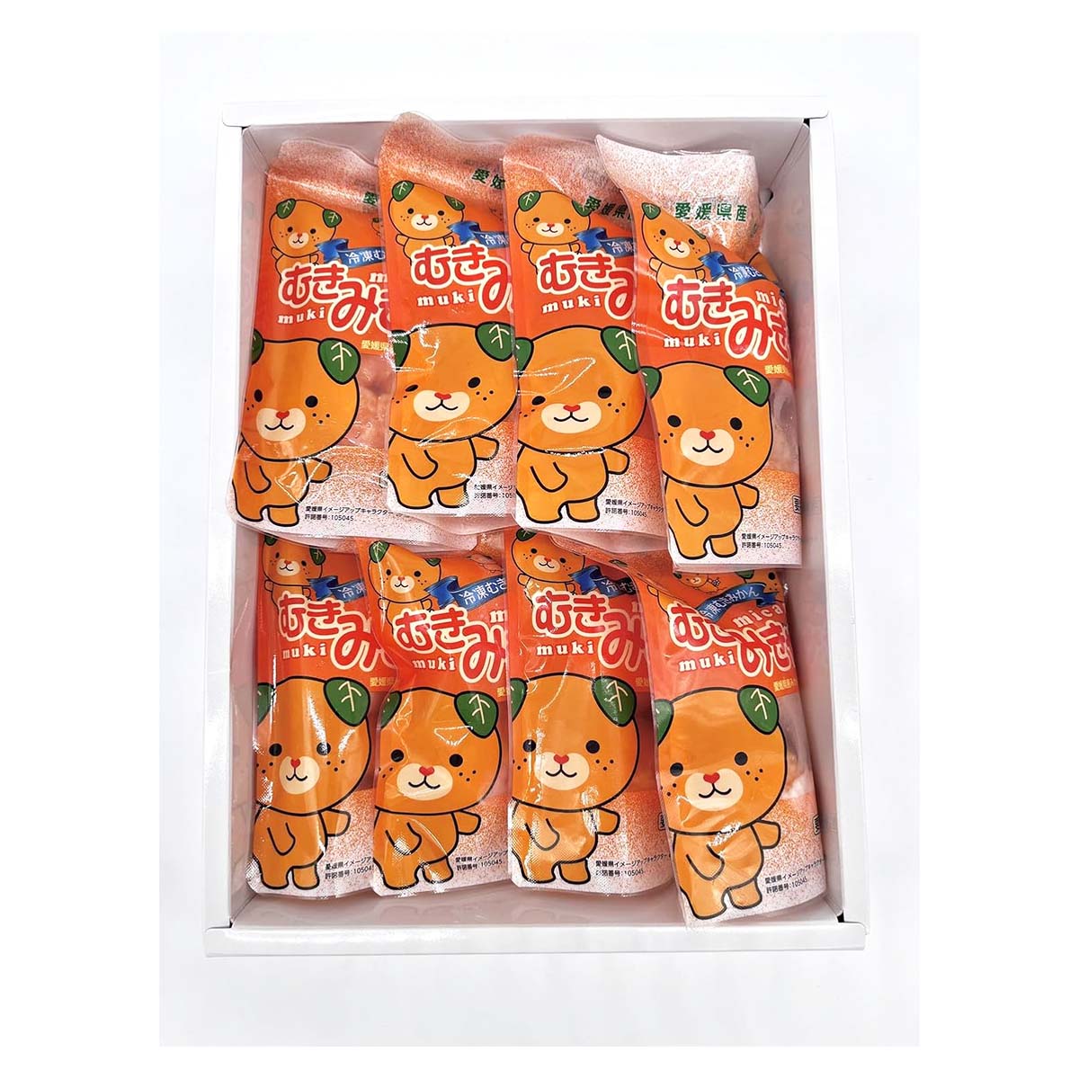 【小林果園】むきみきゃんギフト 2個入×8袋 / フルーツ みかん 果物 冷凍 愛媛 冷凍フルーツ 甘い 冷凍みかん
