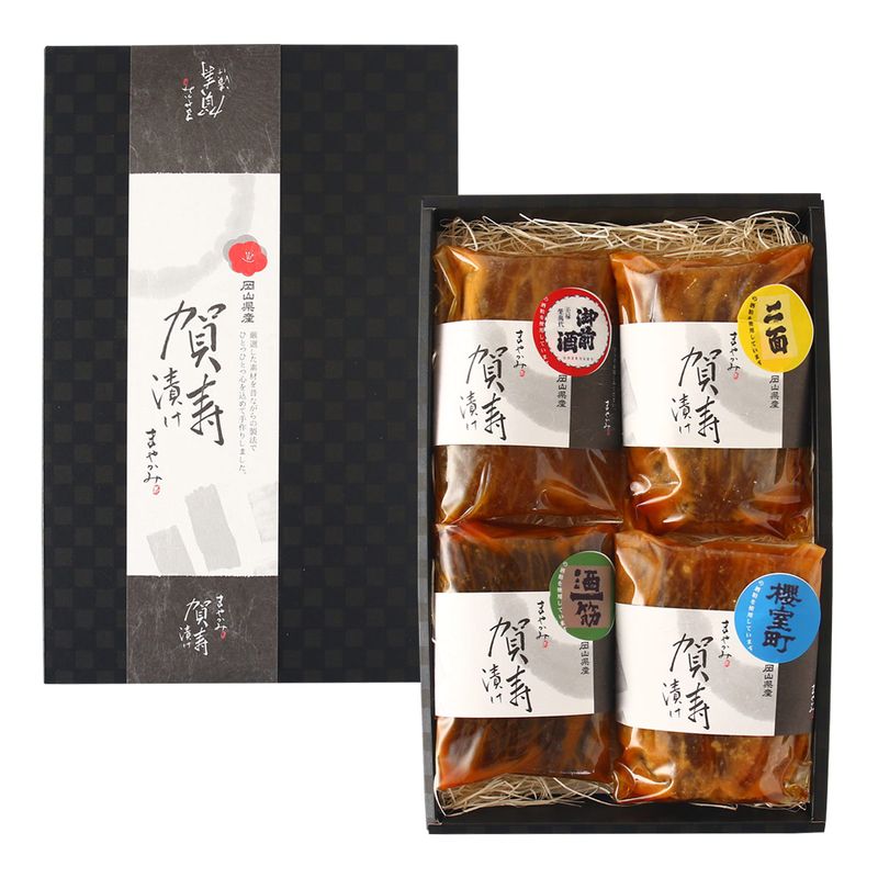 ★クーポン！4/14 20:00-4/17 9:59★ 【まやかみ農園】賀寿漬け4酒蔵セット 180g×4(御前酒、櫻室町、酒一筋、二面) / ギフト 贈り物 プレゼント 勤労感謝の樹 父の日 母の日 敬老の日 お祝い 長寿 賀寿 賀寿漬け お中元 お歳暮 ご挨拶 奈良漬け お漬け物 つけもの 酒粕 酒蔵