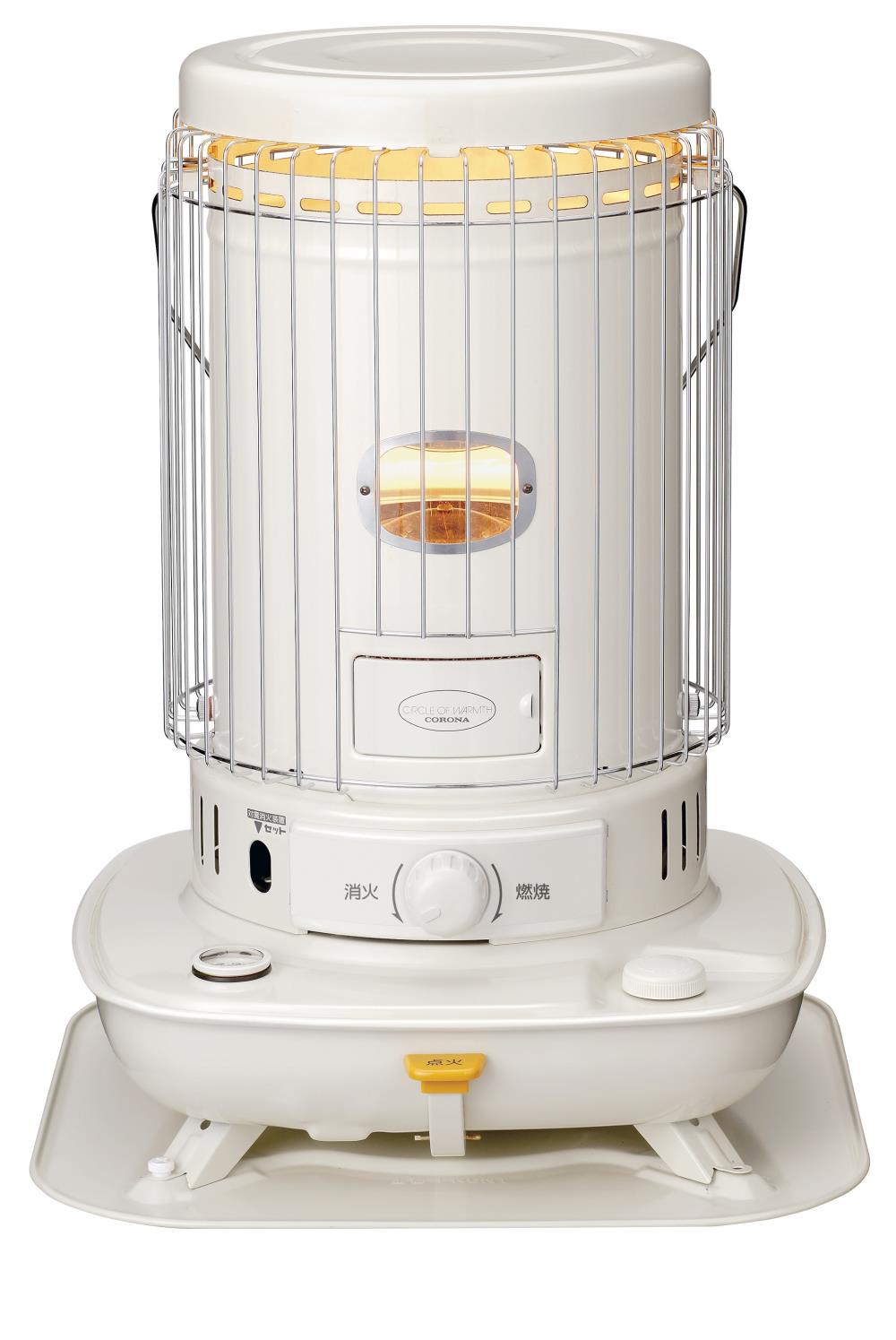 コロナ 携帯型原油暖房器 (対流形) SL-6625-W / コロナ 原油暖房器 対流形 レトロスタイル 木造17畳用 sl-6625-w