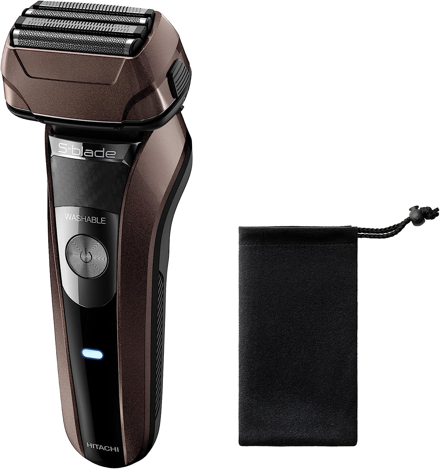 日立 往復式 メンズシェーバー エスブレード ステンレス4枚刃 3Dヘッド RMH-F850B TD ダークブラウン