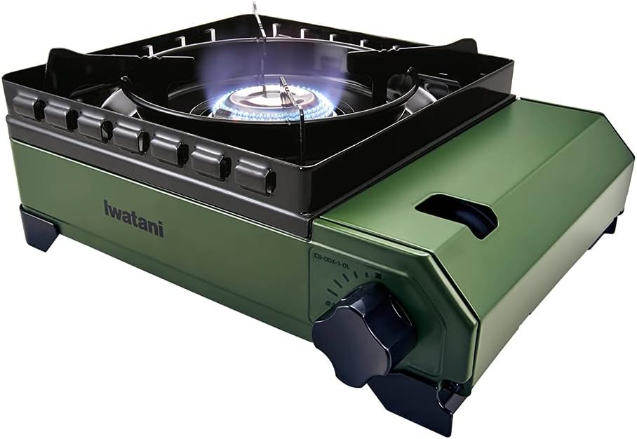 【エントリーでP10倍】★4/4 20:00-4/10 1:59★ Iwatani イワタニ カセットフー カセットコンロ タフまる オリーブ CB-ODX-1-OL