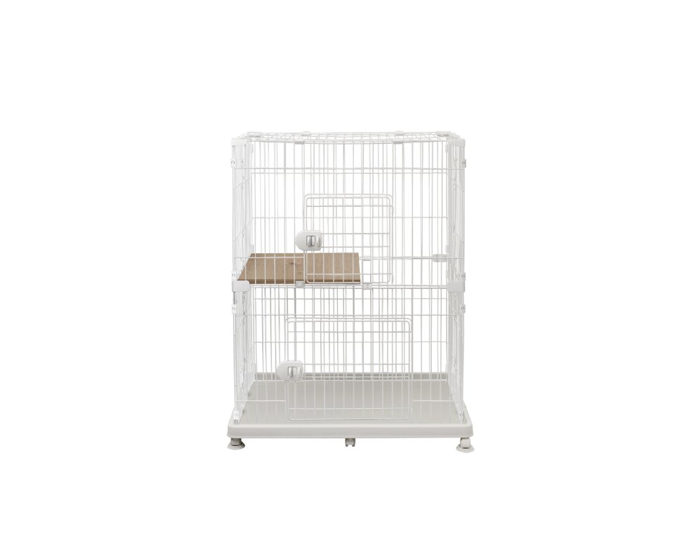 アイリスオーヤマ 愛玩動物伏せ篭 PEC-902V / 愛玩動物伏せ篭 猫 猫用 猫 ねこ 伏せ篭 2段 キャットケージ 愛玩動物伏せ篭 多段 キャスター付き添い人 室内 檻 おり カゴ かご 籠 PEC-902V PEC-902V PEC-902V ともし火自然的 しろがね色 ウォール中毒者 4967576632799 ペット・ペットグッズ-猫用品