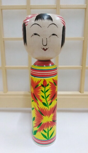 楽天市場】宮城伝統こけし 遠刈田系 エジコ小物入れ2 頭黒 作者