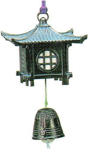 南部鉄器 吊り灯籠 風鈴 閣 屋形型 ふうりん 3⁄10限定☆抽選