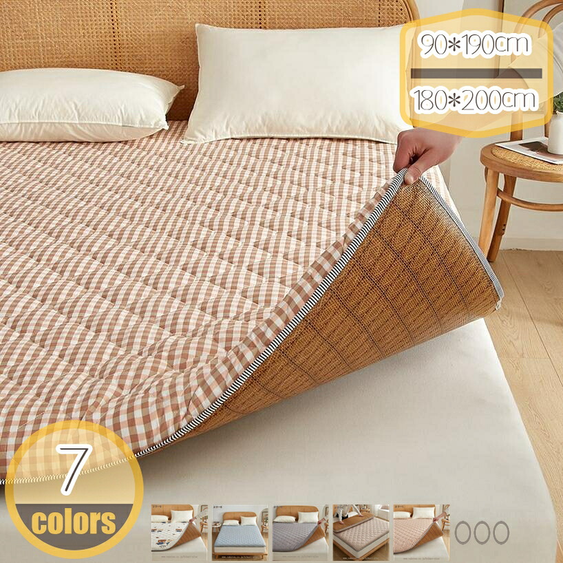 1000円OFFクーポン 折りたたみマットレス ふかふか敷きパッド 敷きパッド 高反発マットレス シングル 厚みのあるフォーム畳マットレス 体圧分散 リバーシブル ベッドマット 敷き布団 4層構造 通気性 両面使える 高反発 マットレス 家庭用 ごろ寝マット 高通気性｜HIKARIplus