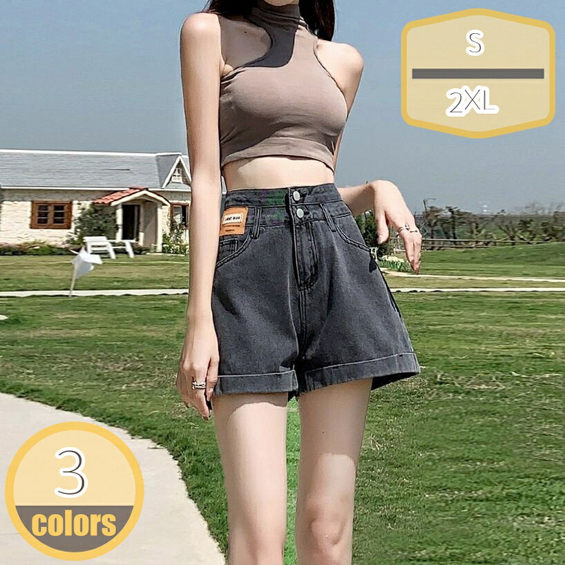 1000円OFFクーポン 女の子 デニムパンツ 女の子デニムパンツ デニムパンツ レディース ボトムス カジュアルボトムス デニムボトムス ショートデニムパンツ 可愛い ボトムス 夏デニムパンツ 韓国 デニムパンツ デニム 春 夏 秋 春夏 春秋 hikari-plus|HIKARIplus