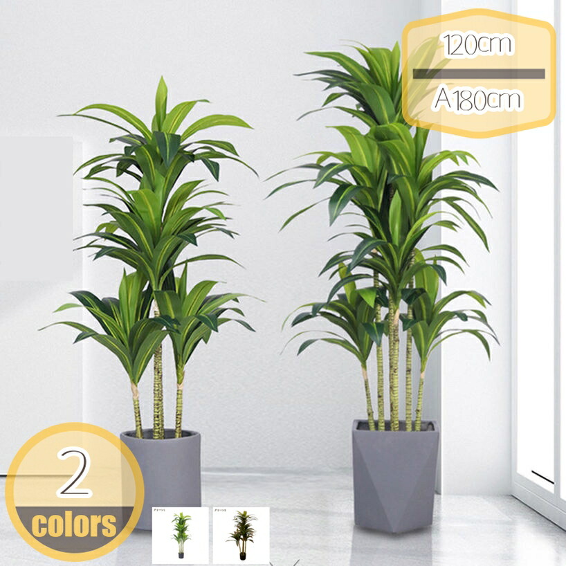 人工観葉植物 フェイクグリーン ドラセナ 造花 観葉樹 水やり不要 枯れない 消臭 抗菌 室内 ご自宅 玄関 オフィス 新築祝い 引越し祝い デコレーション 人工樹木 リアル おしゃれ インテリアグリーン 多幸の木 常緑樹 hikari-plus