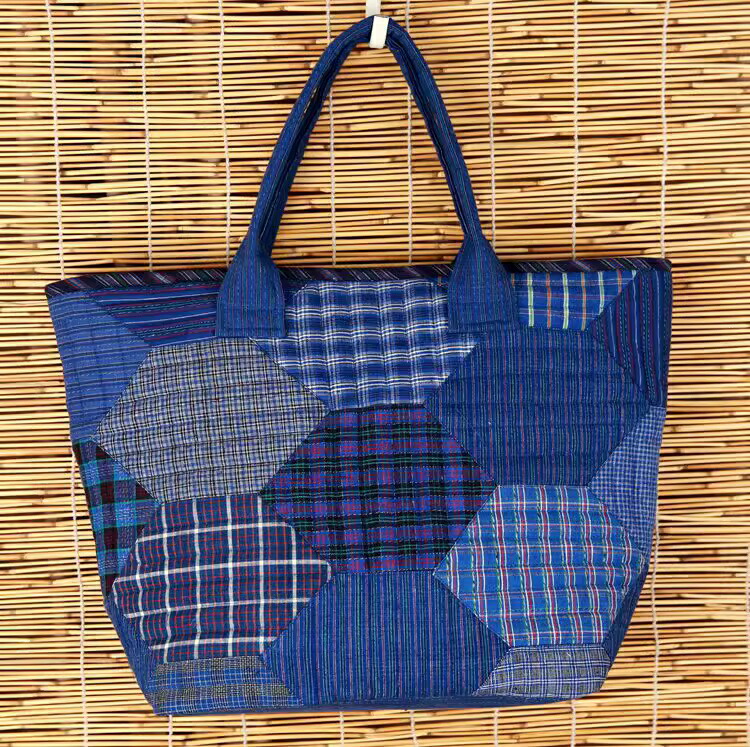 楽天市場】古布パッチワークバッグ 在庫限定｜和雑貨 古布