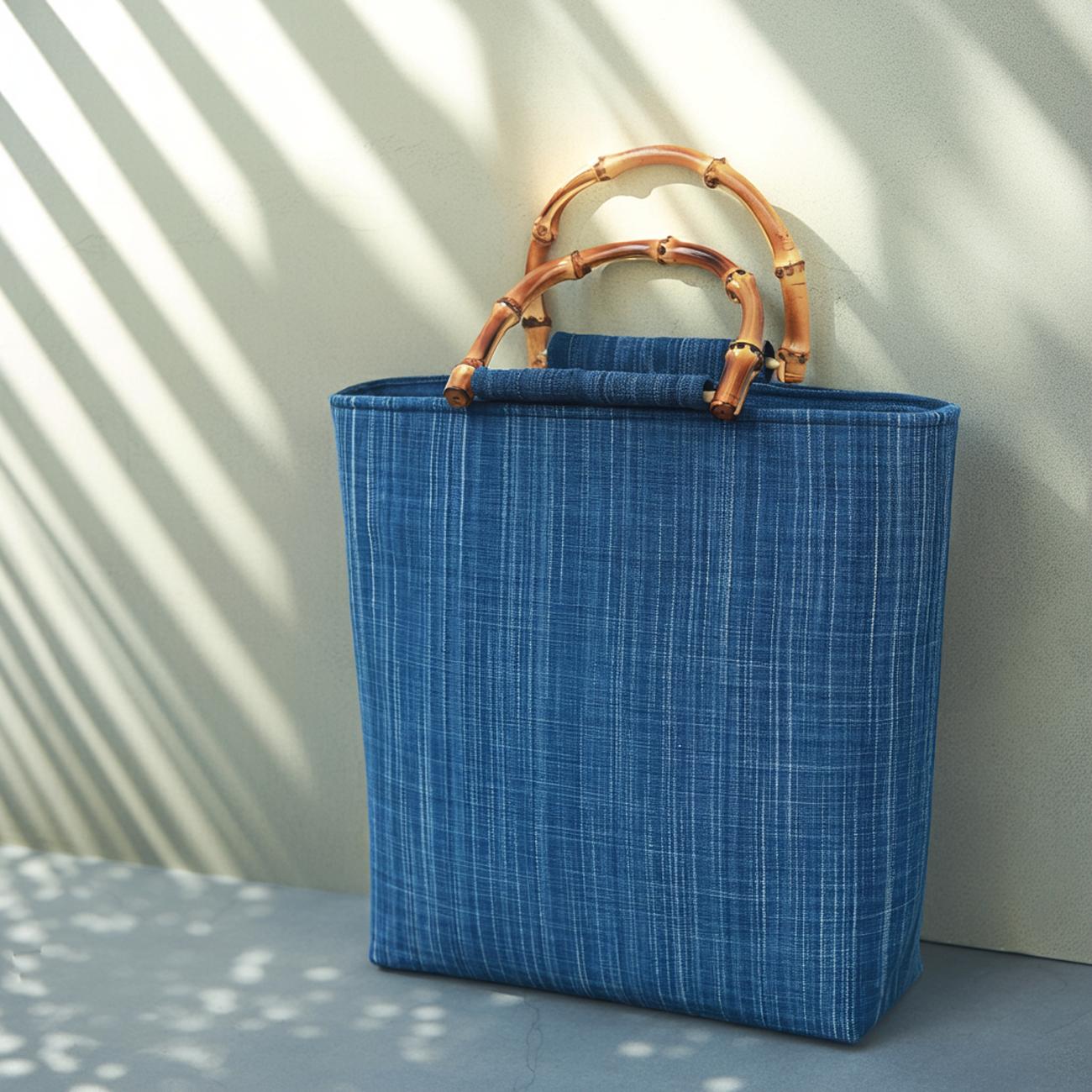 楽天市場】藍染 絣 パッチワーク バッグ トートバッグ 作家一点