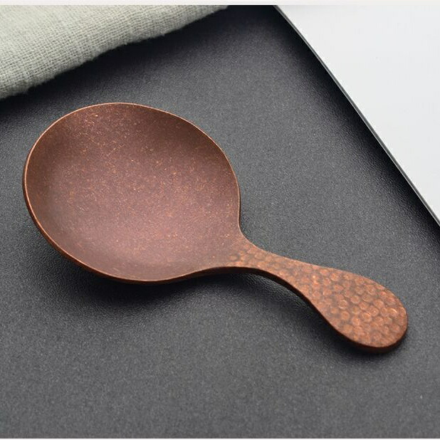 楽天市場】茶匙 茶さじ 日本製 純銅製銅製 長茶匙【さひ/お茶道具