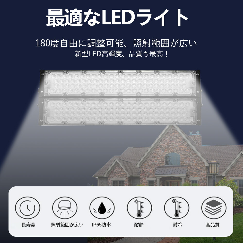 毎週更新 LED投光器 ライト 長方形ライト LED高天井照明 600W 600W相当 電球色 昼白色 led作業灯 夜間作業 現場工場 駐車場  広角タイプ 運動場 室内 室外 防水 照明器具 長方形 高天井用led照明 LED高天井灯 pacific.com.co