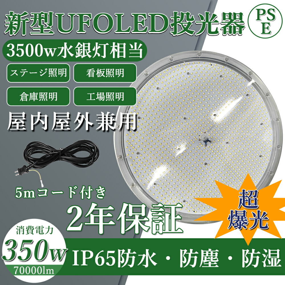 全国無料格安 ヤフオク! - 1円～超爆光 LED投光器 400W 6400W相当