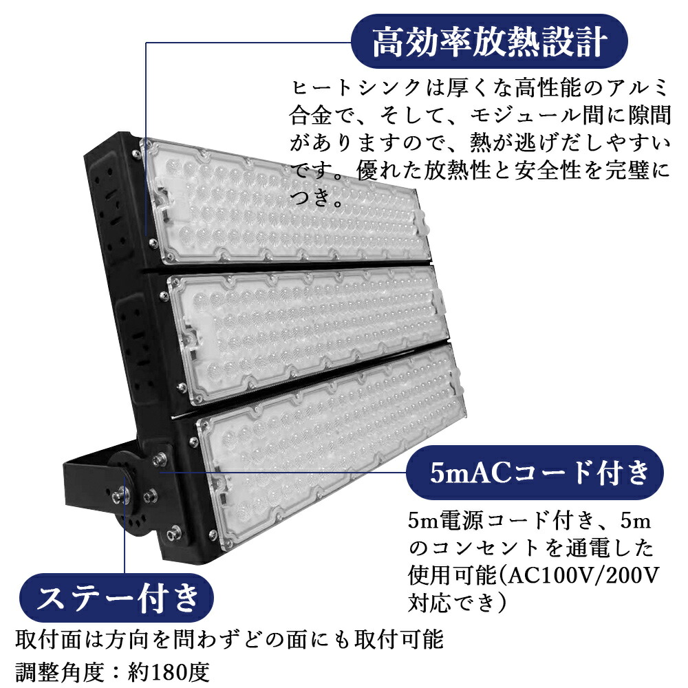 売れ筋ランキングも Led 投光器 コンセント Led投光器900w ワークライト Led作業灯 900w Led 屋外 防水 最新 薄型 消費電力900w 超爆光lm Ip65 Ip67 防塵 広角1度 ハイパワー 極薄型 屋内 看板照明 駐車場 工事現場 夜間作業 船舶 倉庫 工場 舞台照明 Fucoa Cl