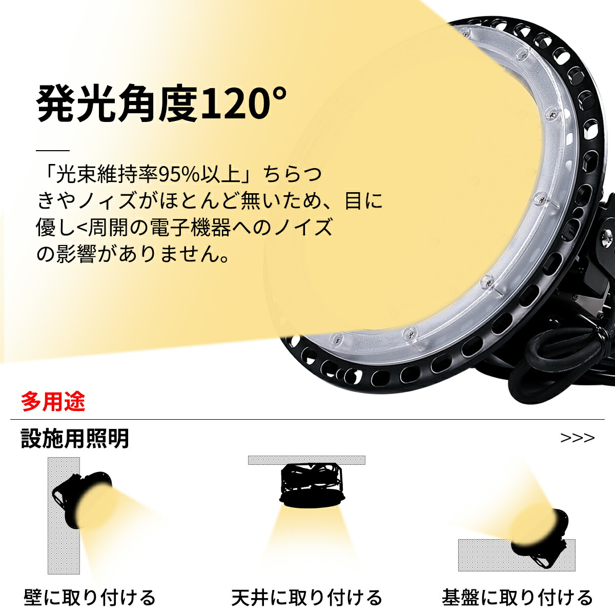 22年のクリスマスの特別な衣装 Ufo型led投光器 350w Led高天井照明 円盤型投光器水銀灯 lm 昼光色6000k 施設照明工場照明体育館照明 高天井用ledランプ 屋内屋外ok 防雨防水防塵 2年保証 Ufo型投光器 Ufo型led高天井灯 1度ビーム角 防水抜群 防錆性鋳造 優れた