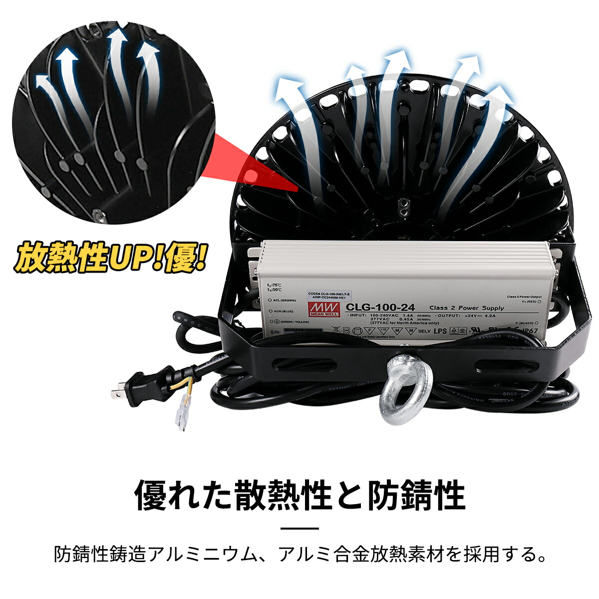 22年のクリスマスの特別な衣装 Ufo型led投光器 350w Led高天井照明 円盤型投光器水銀灯 lm 昼光色6000k 施設照明工場照明体育館照明 高天井用ledランプ 屋内屋外ok 防雨防水防塵 2年保証 Ufo型投光器 Ufo型led高天井灯 1度ビーム角 防水抜群 防錆性鋳造 優れた