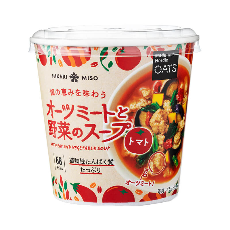 楽天市場 ひかり味噌 畑の恵みを味わう オーツミートと野菜のスープ トマト カレー オニオンコンソメ 各種12カップまとめ買いベジミートのカップスープ 自然素材由来 インスタントスープ 植物性たんぱく質 4種の野菜 ランチ 夜食 軽食 新商品 メーカー公式
