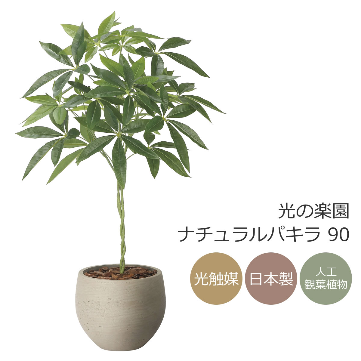 楽天市場】光触媒 光の楽園 ナチュラルサラサドウダン 90 フェイク