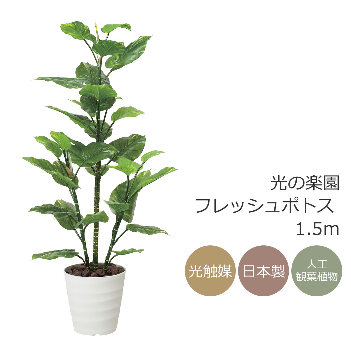 光触媒　人工観葉植物　ウォールグリーン　フェイクグリーン　ポトス1.0m 楽天市場】【人工観葉植物】【ポトス壁賭け】【触媒加工】【送料