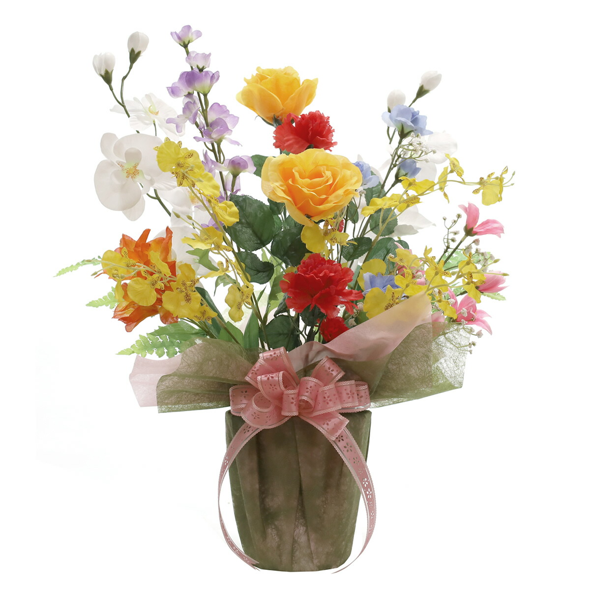 楽天市場】光触媒 光の楽園 ゴールドストライク アートフラワー 造花