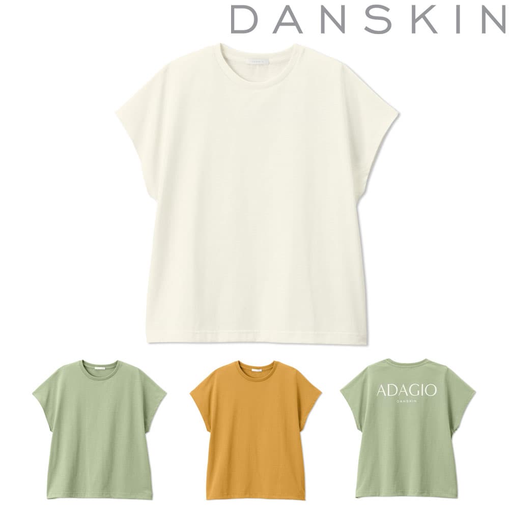 2021年レディースファッション福袋特集 美品 DANSKIN ダンスキン ヘンリーネックTシャツ レディース