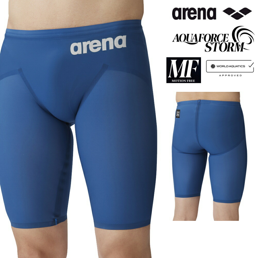 楽天市場】【高速割1300円OFFクーポン対象】ARENA アリーナ 競泳水着 ジュニア男子 アクアフォース ストーム AQUAFORCE STORM  MF WA承認モデル レーシングスパッツハーフレッグ 高速水着 中距離 長距離選手向き fina マーク あり ARN-4003MJ :  ＳＷＩＭＳＨＯＰヒカリスポーツ