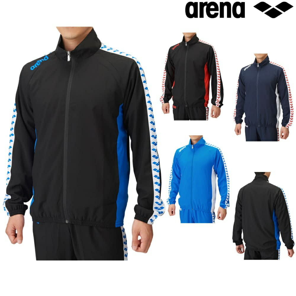 【店内商品3点以上でさらに3％OFFクーポン配布中】アリーナ ARENA トレーニングウェア メンズ ユニセックス ジャケット スポーツアパレル ARNウーブン 2024年春夏モデル ASS4JKU003｜ＳＷＩＭＳＨＯＰヒカリスポーツ