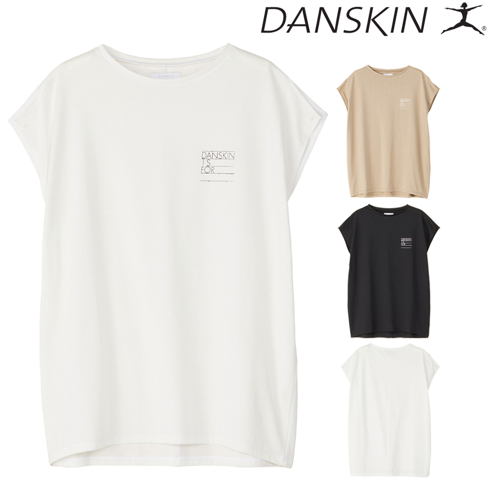 楽天市場】ダンスキン DANSKIN プリント H/S オーバーサイズド T