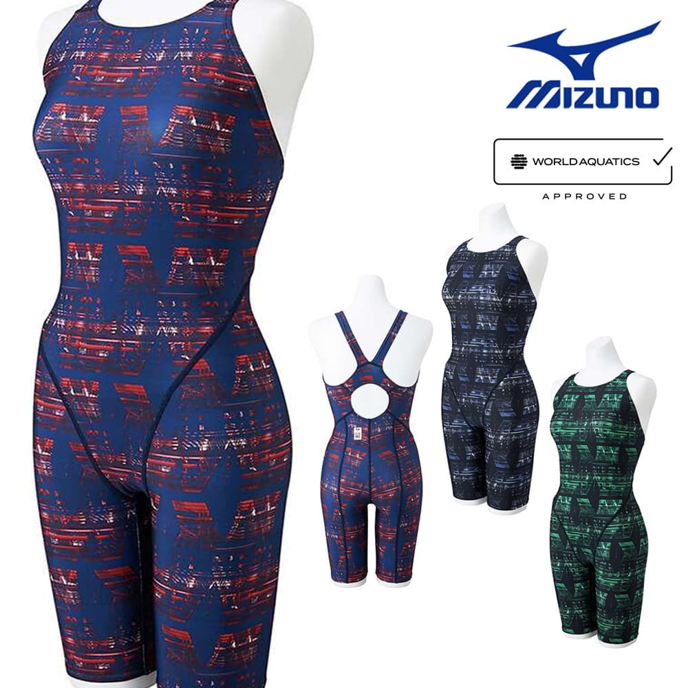 Mizuno & Aquaside スイムスーツ 2点セット MIZUNO ミズノ 競泳水着 練習用水着 レディース エクサースーツ