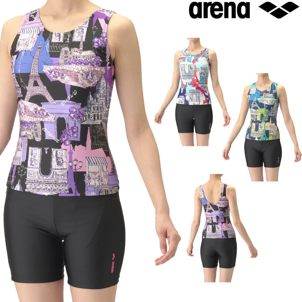 arena フィットネス水着　スポーツ用水着　セパレート水着　レディース 楽天市場】レディース フィットネス水着 セパレート 女性 arena