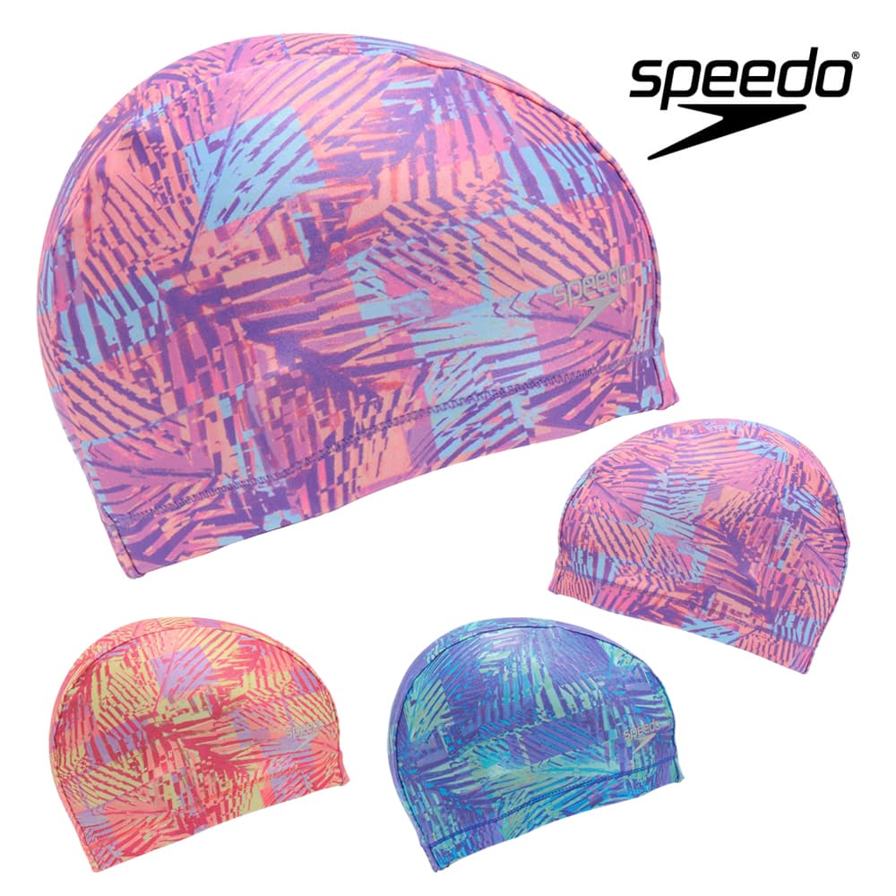 【店内商品3点以上でさらに3％OFFクーポン配布中】スピード SPEEDO 水泳 フラクタルパームトリコットキャップ スイムキャップ 水泳帽 水泳小物 2025年春夏モデル SE12512画像