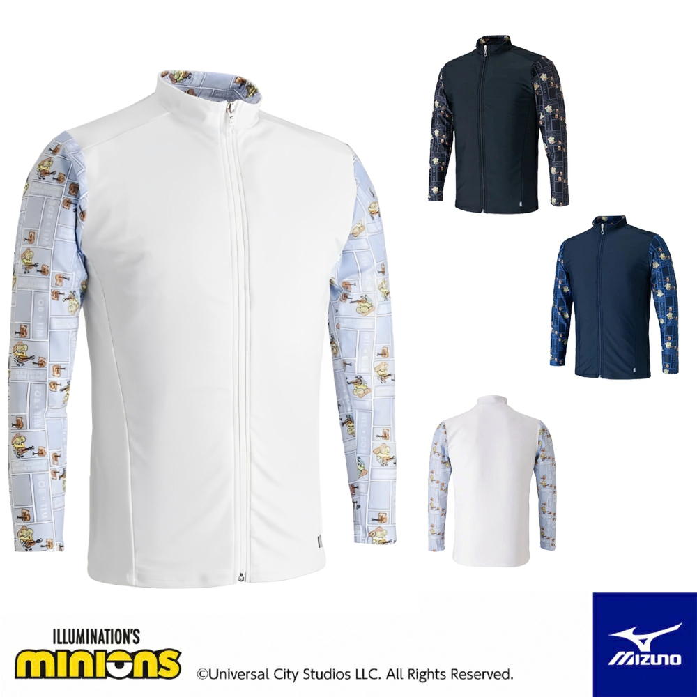 【店内商品3点以上でさらに3％OFFクーポン配布中】ミズノ MIZUNO ラッシュガード ミニオンズ MINIONS 海水浴 プール 水遊び 紫外線対策 日焼け対策 日よけ ユニセックス 2025年春夏モデル N2JAC500
