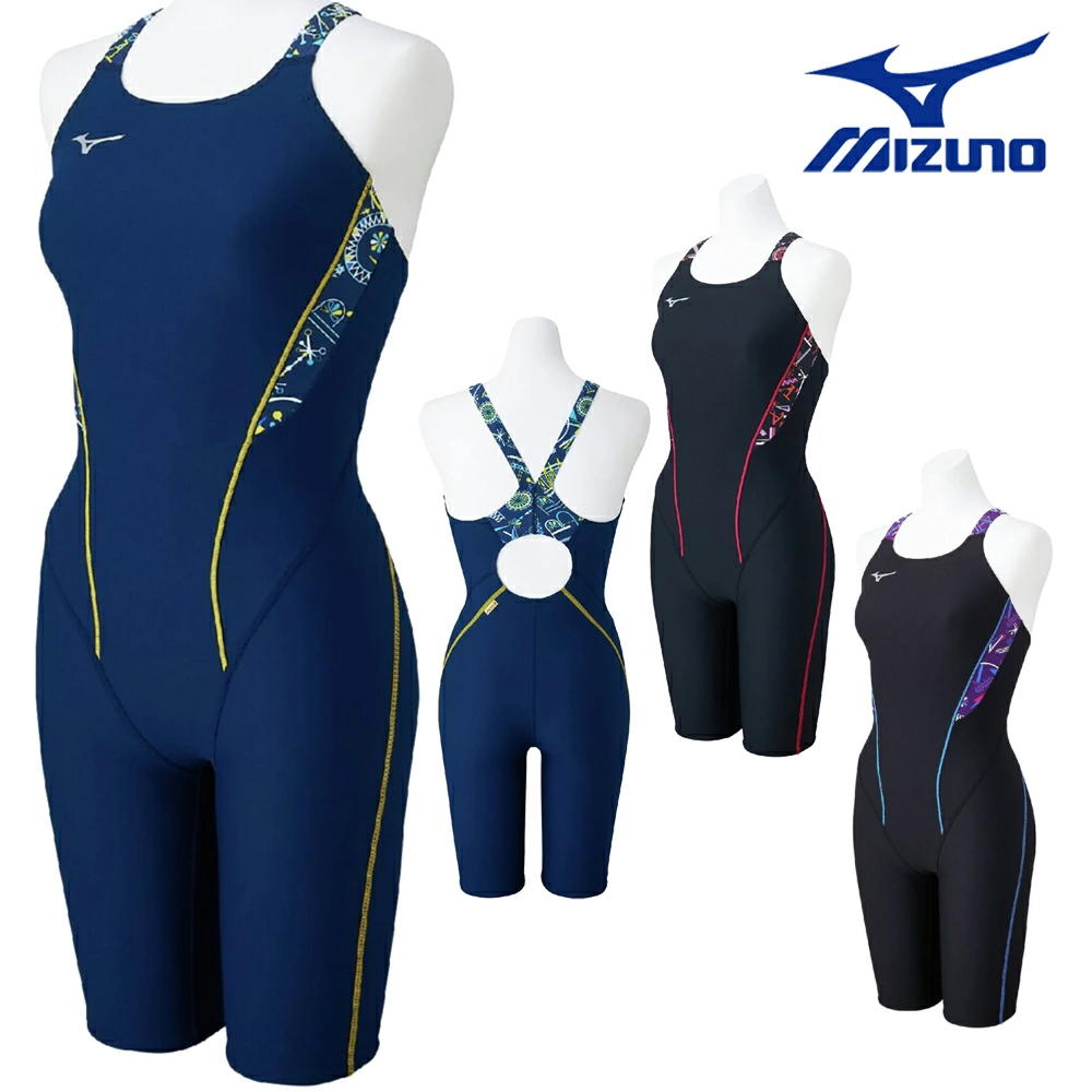 練習用水着　ミズノ  タフスーツ　レディース ミズノ MIZUNO 競泳水着 レディース 練習用 ハーフスーツ EXER