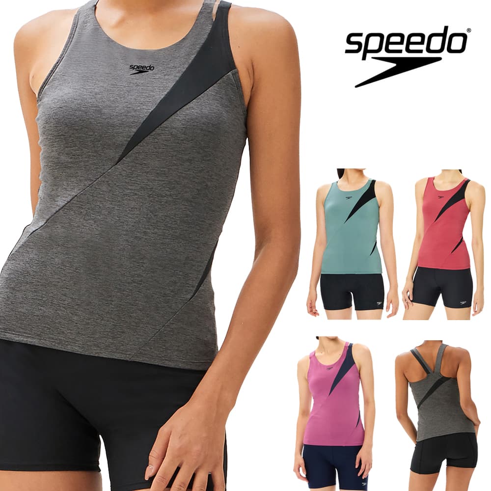 SPEEDO　レディースフィットネス水着Airpa ブラック　Mサイズ speedo スピード（SPEEDO）（レディース）水着 フィットネス水着