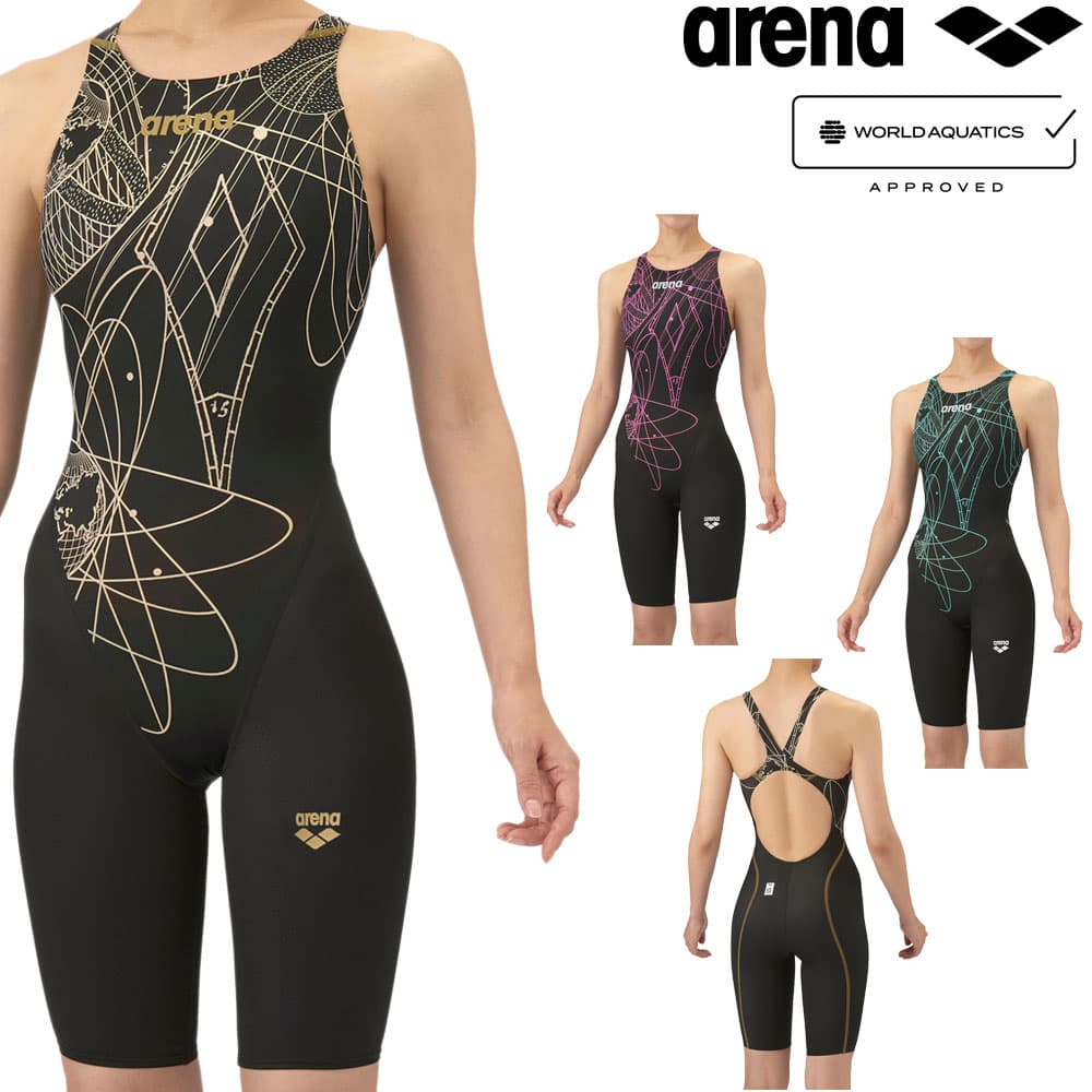 ★アリーナ競泳用ハイレグスイムウェアLLサイズUSED アリーナ ARENA 競泳水着 レディース WA承認モデル レーシング