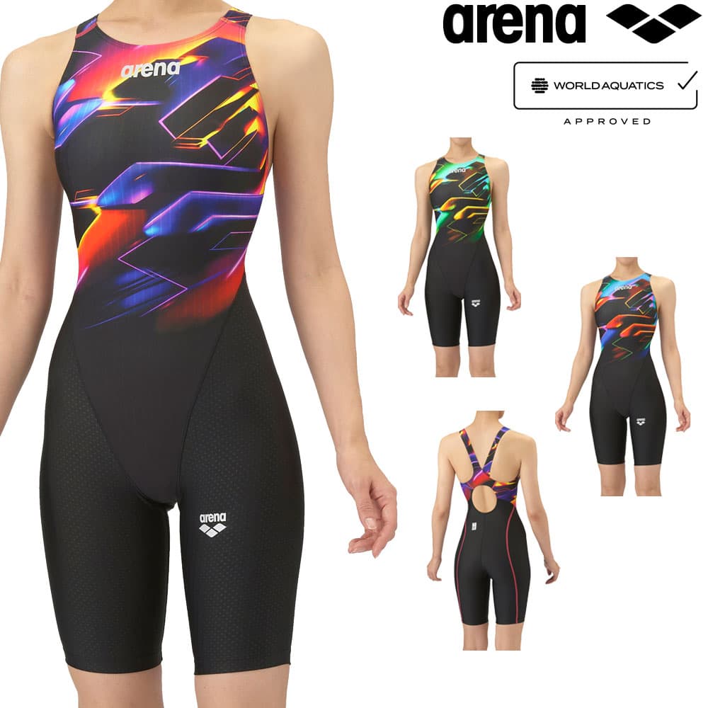 arena 女子競泳用 水着 マルチカラー スポーツ水着 楽天市場】【店内商品3点以上でさらに3％OFFクーポン配布中