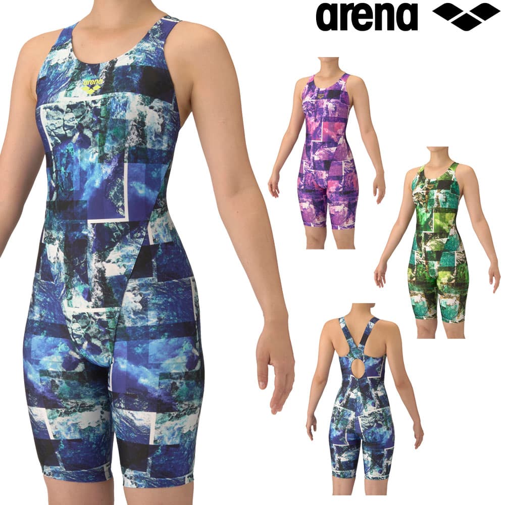 arena フィットネス水着　スポーツ用水着　セパレート水着　レディース レディース フィットネス水着 セパレート／フルジップ 女性