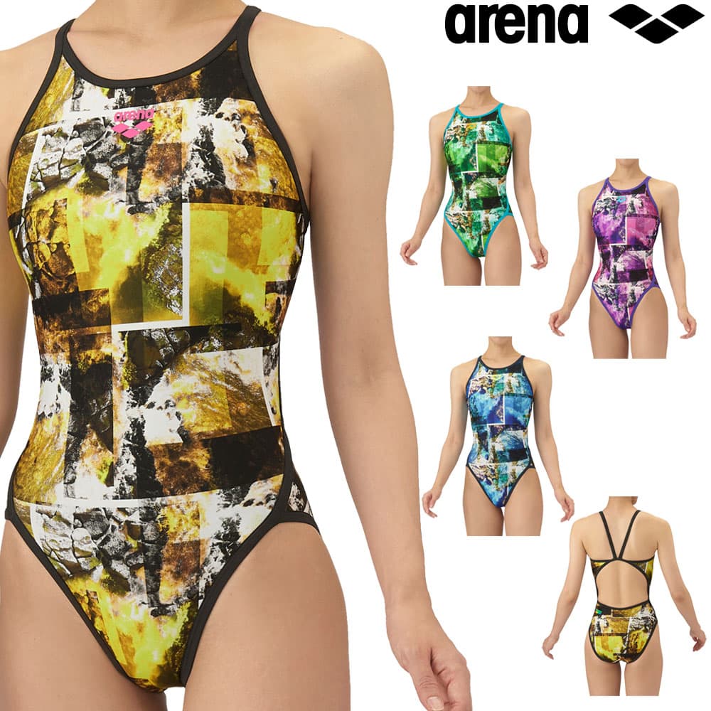 【美品&SPEEDキャップ付き】arena 競泳用水着レディース13号 アリーナ ARENA 競泳水着 レディース WA承認モデル レーシング