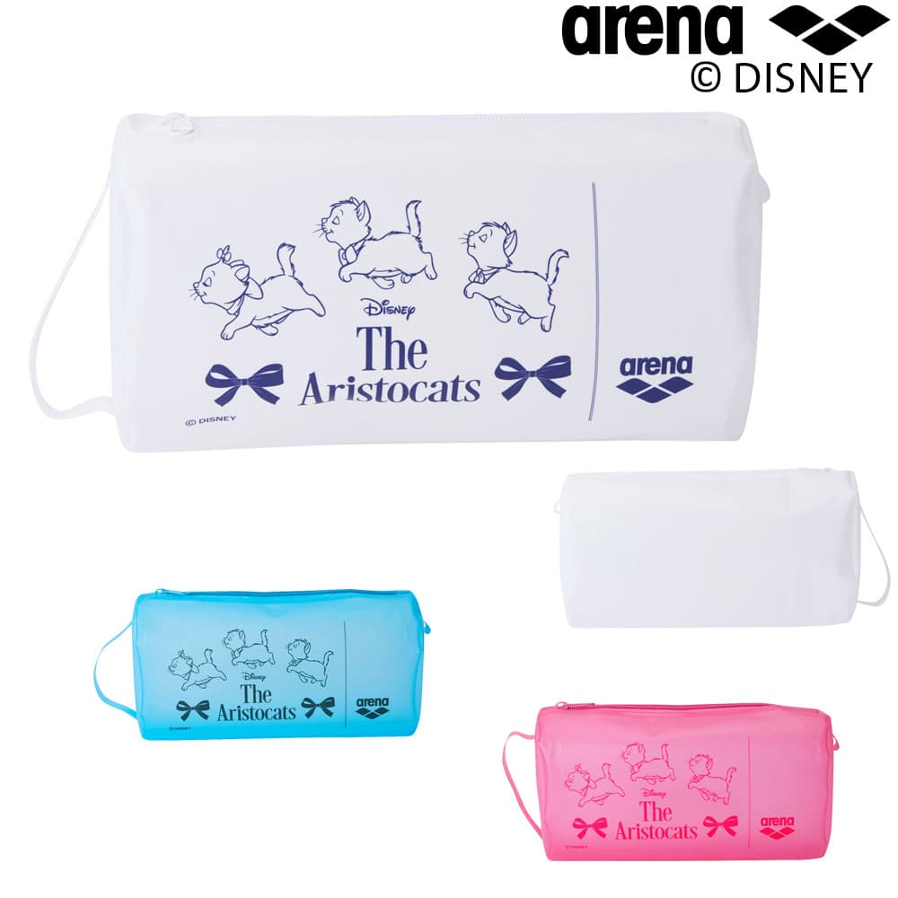 アリーナ ARENA 水泳 ディズニー 『おしゃれキャット』 プルーフバッグ S プルーフポーチ 2026年春夏モデル AS6SBZ85U画像