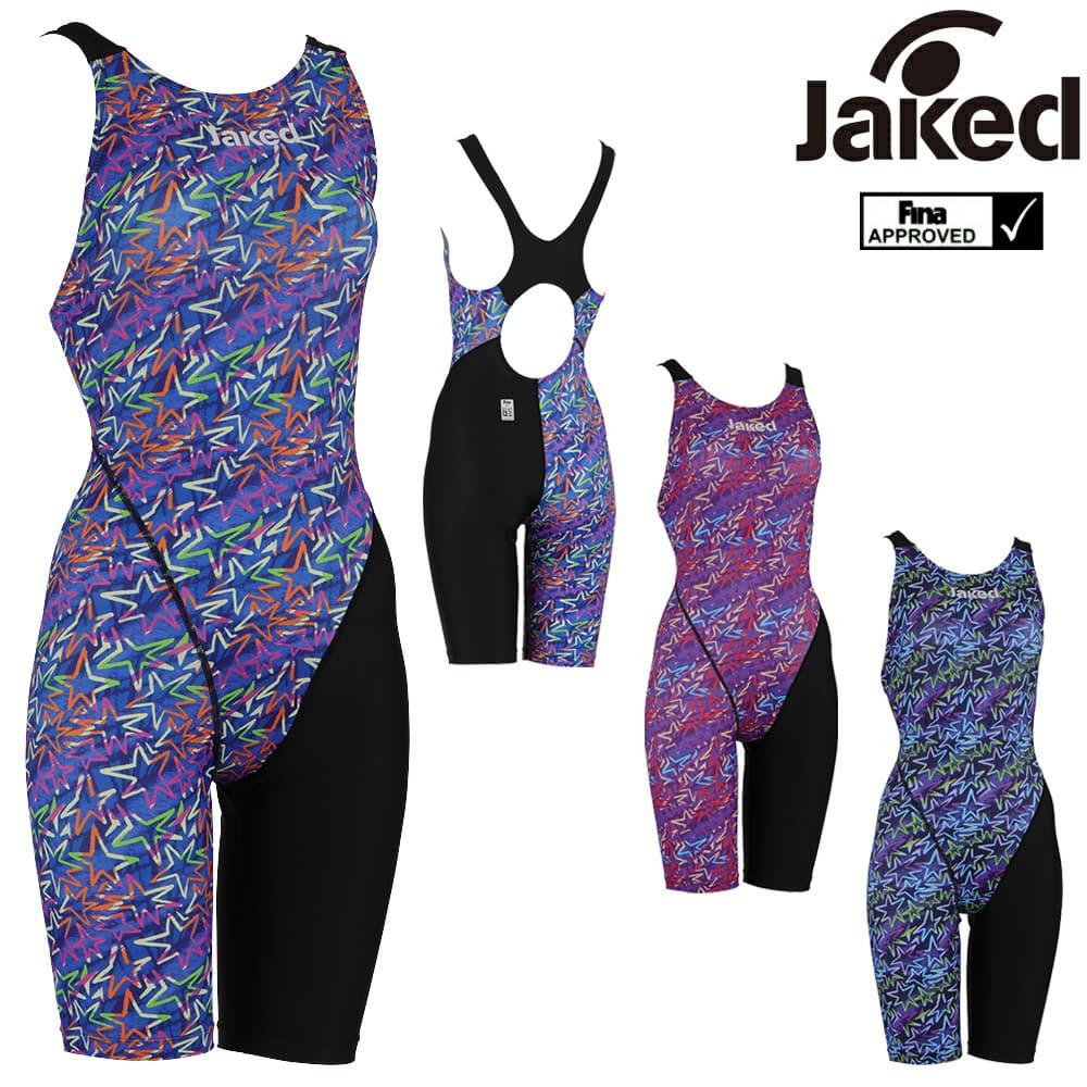 【店内商品3点以上でさらに3％OFFクーポン配布中】ジャケッド Jaked 競泳水着 レディース FINA承認 WA承認モデル J-MASTERS ジェイ・マスターズ FLAT EDGE 2026年秋冬モデル 830414F fina マーク あり｜ＳＷＩＭＳＨＯＰヒカリスポーツ